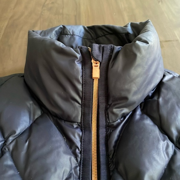 Athleta Quilted Diamond Navy Down Puffer size Small - Picture 4 of 12
